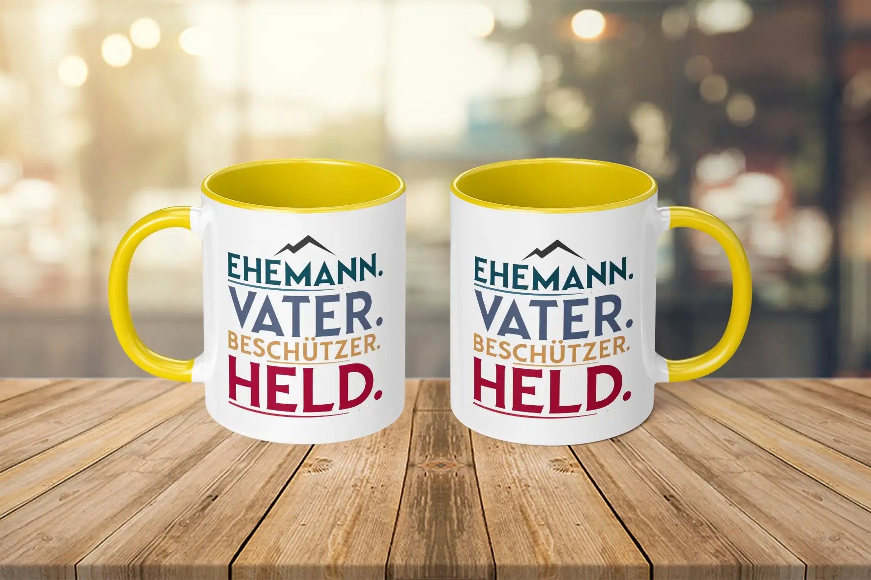 Tasse - Ehemann. Vater. Beschützer. Held.