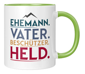 Tasse - Ehemann. Vater. Beschützer. Held.
