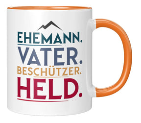 Tasse - Ehemann. Vater. Beschützer. Held.