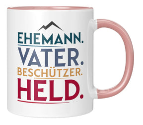 Tasse - Ehemann. Vater. Beschützer. Held.