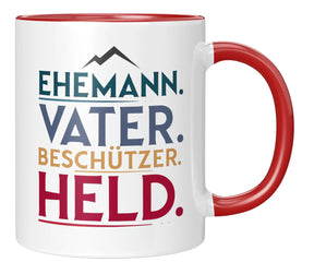 Tasse - Ehemann. Vater. Beschützer. Held.