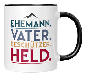 Tasse - Ehemann. Vater. Beschützer. Held.