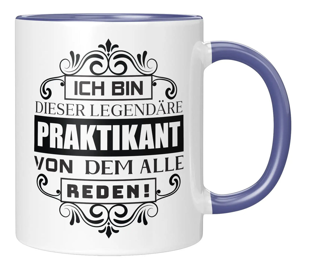 Tasse - Ich bin dieser legendäre Praktikant von dem alle reden - Blau