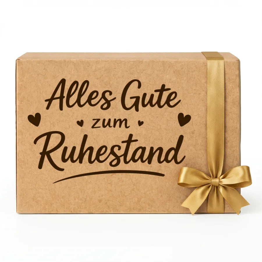 Geschenkverpackung Rente