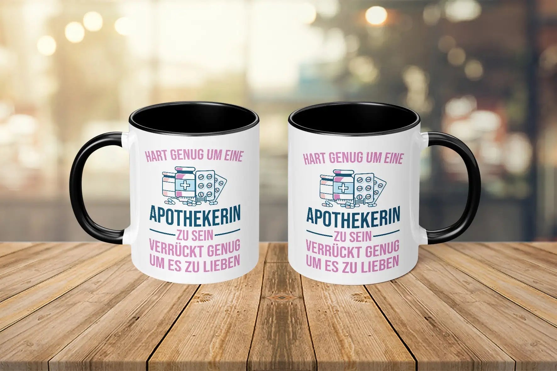 Tasse - Hart genug um eine Apothekerin zu sein verrückt genug um es zu lieben - Bild 4