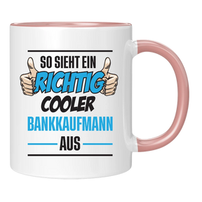 Tasse - richtig coole Bankkauf - frau/mann