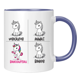Tasse - Einhorn Bankkauf - frau/mann