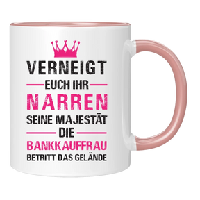 Tasse - Verneigt euch ihr Narren - Bankkauf - Frau/Mann