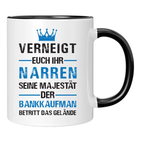 Tasse - Verneigt euch ihr Narren - Bankkauf - Frau/Mann