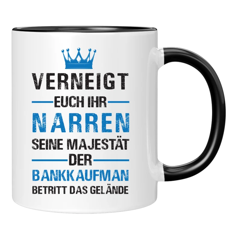 Tasse - Verneigt euch ihr Narren - Bankkauf - Frau/Mann