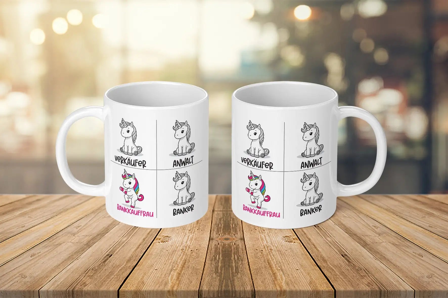 Tasse - Verkäufer Anwalt Bankkauffrau Banker Einhorn - Bild 4