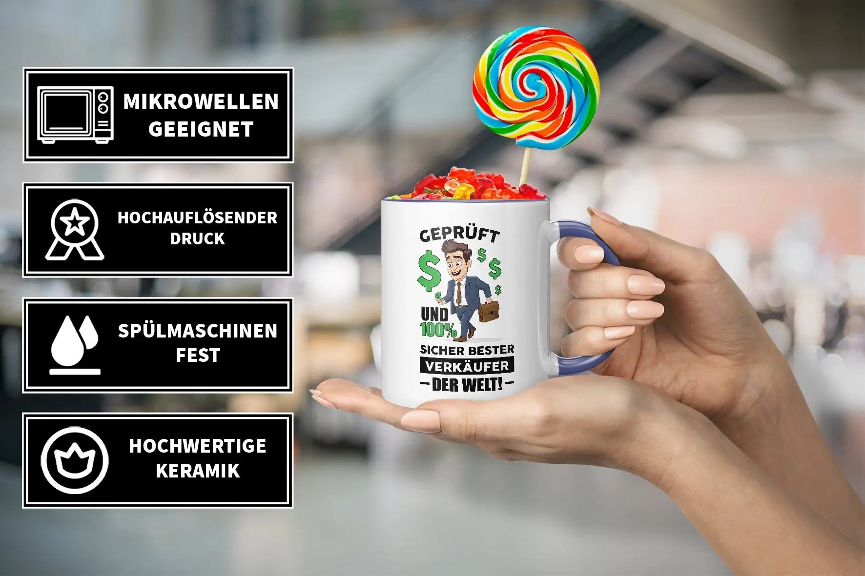 Tasse - Geprüft und 100% Sicher Bester Verkäufer der Welt - Bild 3