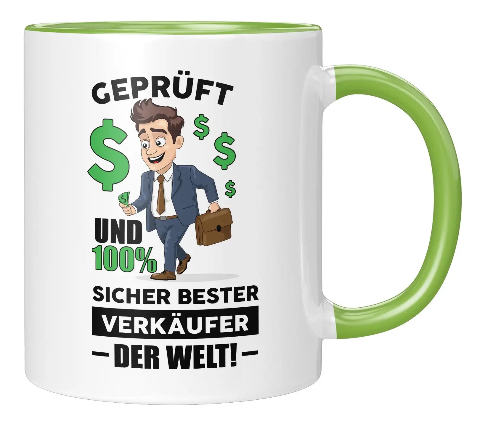 Tasse - Geprüft und 100% Sicher Bester Verkäufer der Welt - Gruen