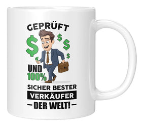 Tasse - Geprüft und 100% Sicher Bester Verkäufer der Welt - Weiss