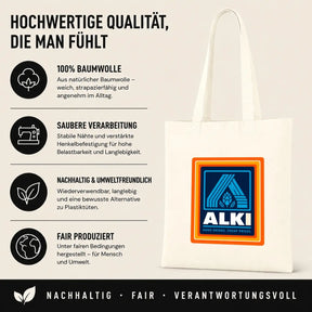 Baumwolltasche - Alki Good drinks. Cheap prices.