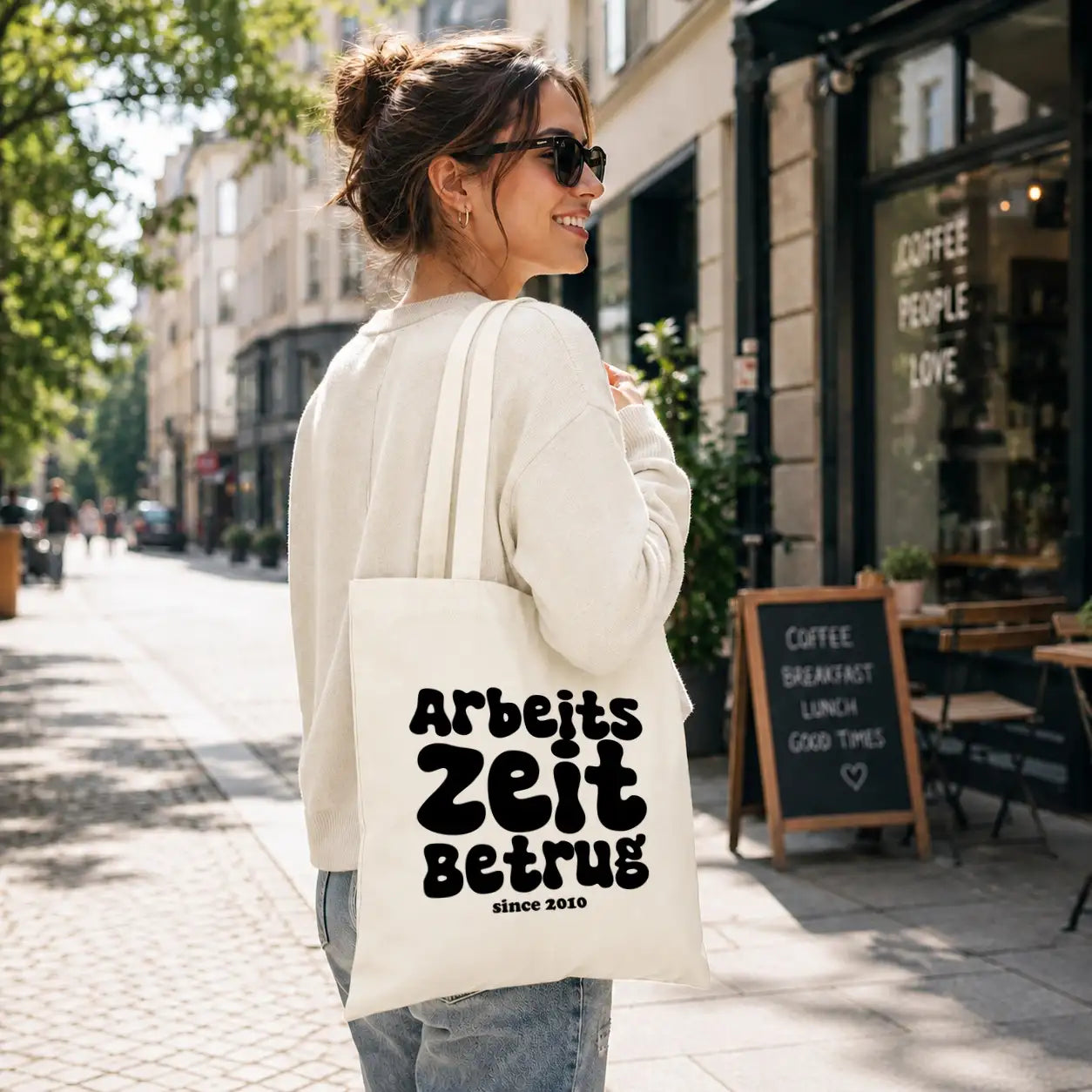 Baumwolltasche - Arbeitszeitbetrug since 2010