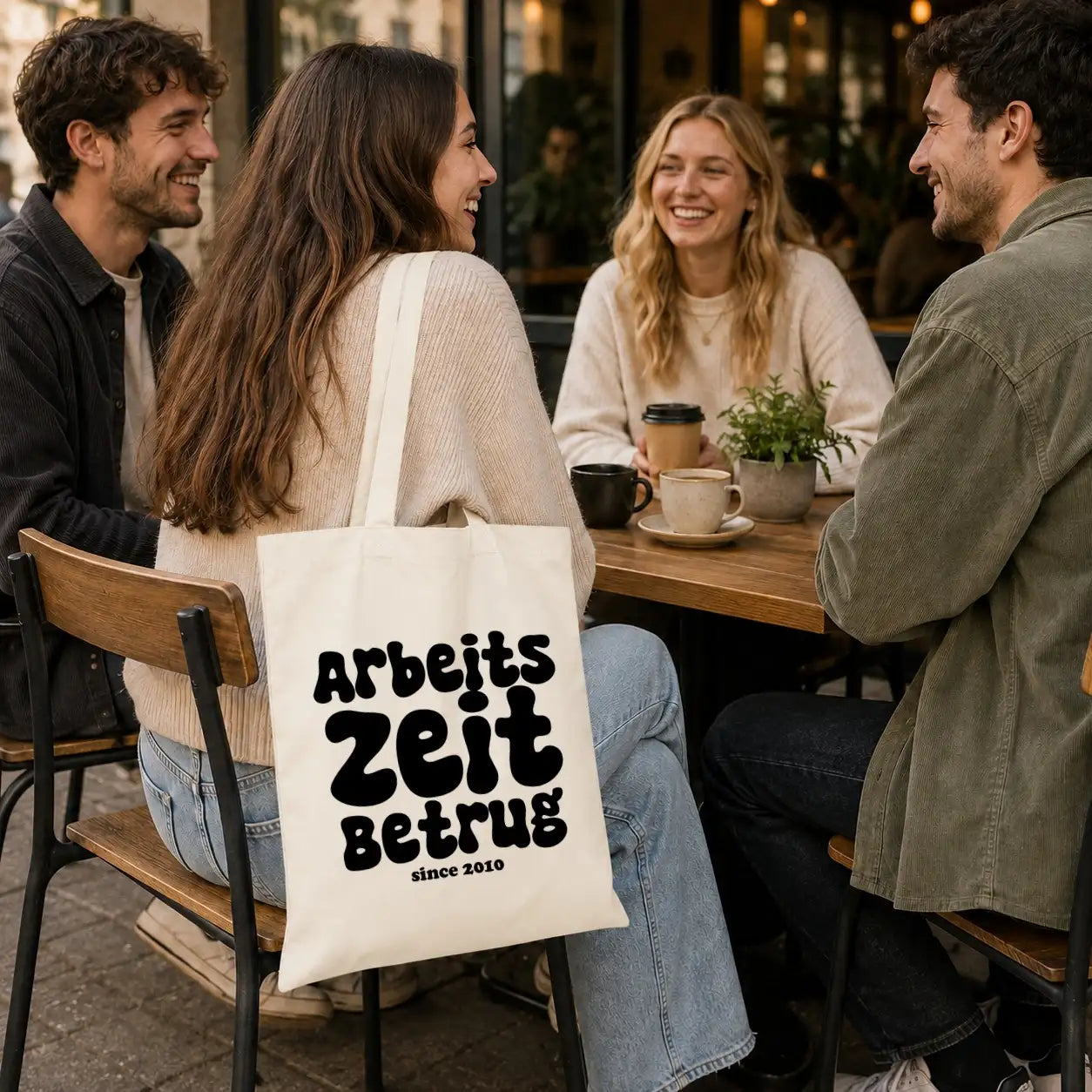 Baumwolltasche - Arbeitszeitbetrug since 2010