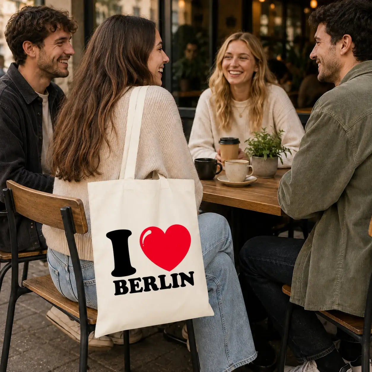 Baumwolltasche - I ❤ Berlin