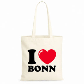 Baumwolltasche - I ❤ Bonn