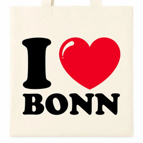Baumwolltasche - I ❤ Bonn