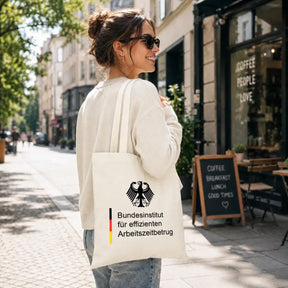 Baumwolltasche - Bundesinstitut für effizienten Arbeitszeitbetrug