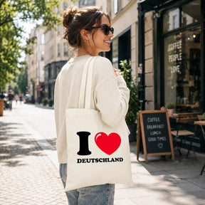 Baumwolltasche - I ♥ Deutschland