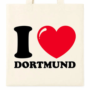 Baumwolltasche - I ❤ Dortmund