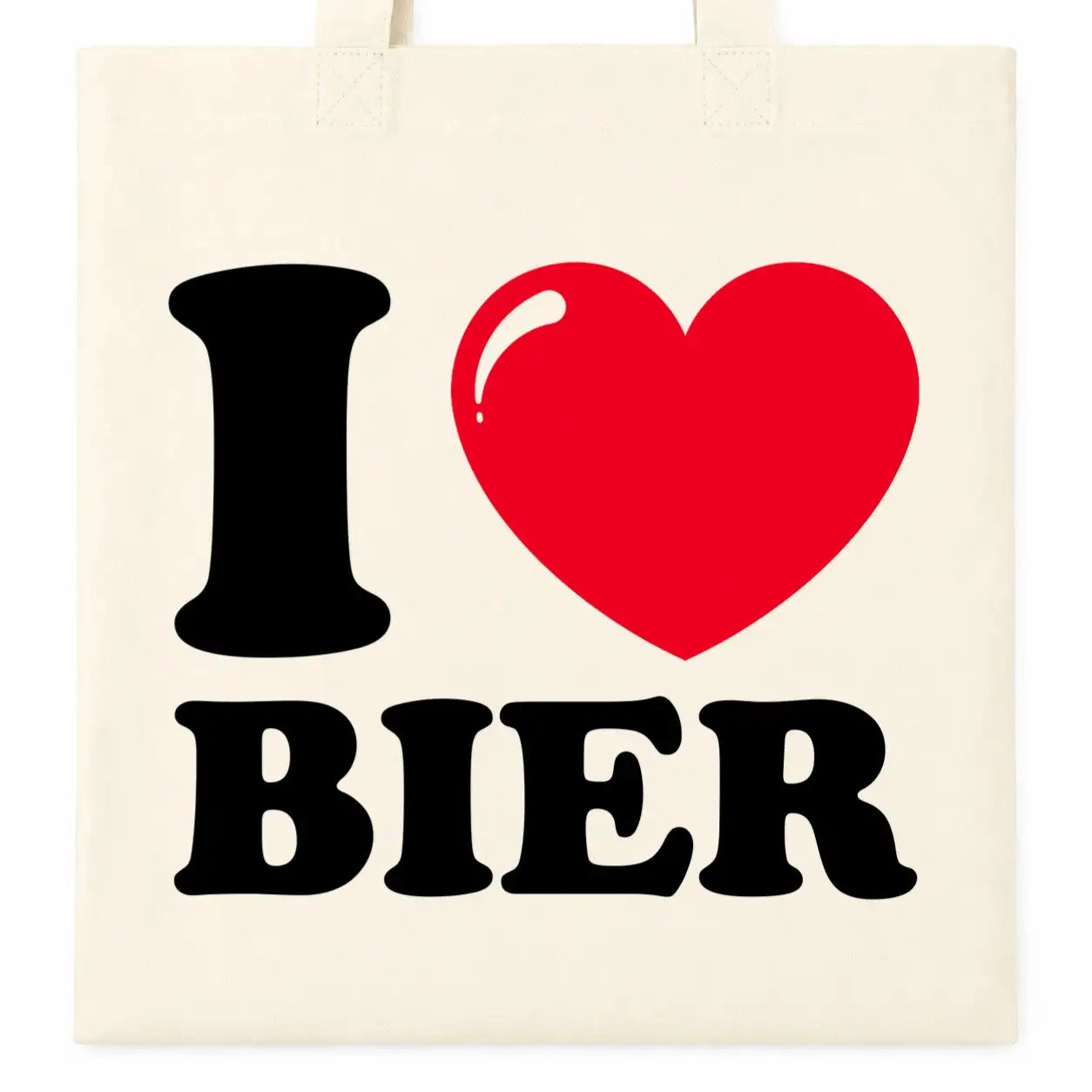 Baumwolltasche - I ❤ Bier