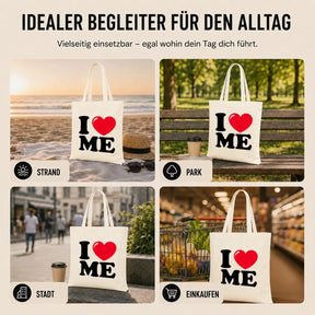 Baumwolltasche - I ❤ ME