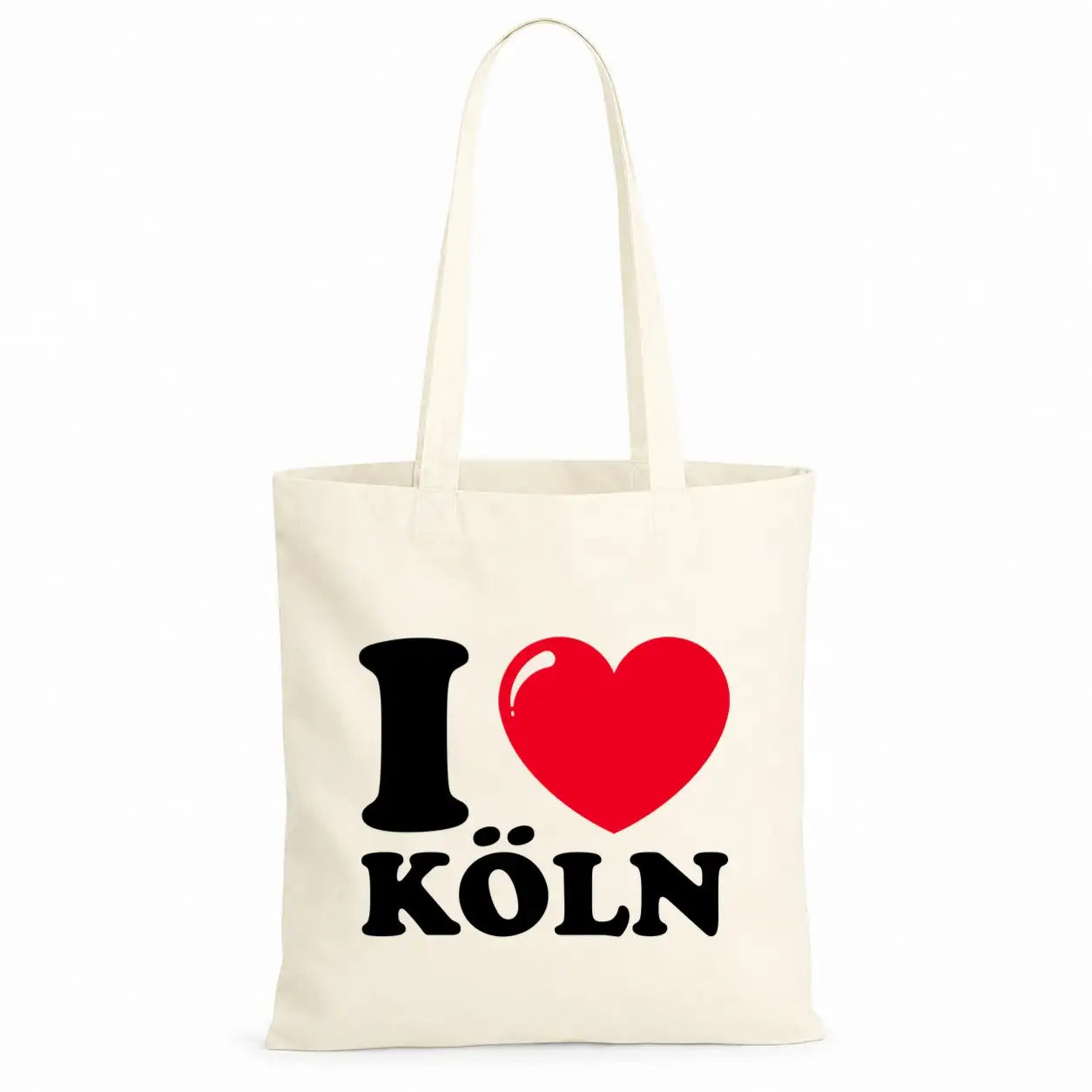 LIEBTASTISCH® Baumwolltasche I ❤ Köln - Stofftasche Beutel Karneval kölsch bedruckt - Kamellebeutel Wurfbeutel für Kölner Fanartikel - Köl - Dom - {FARBE}