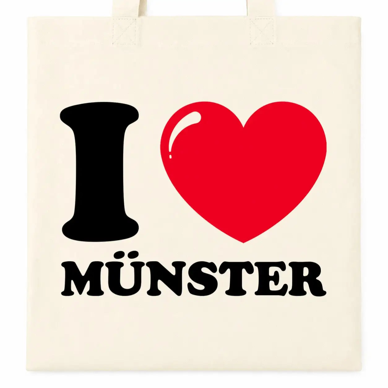 Baumwolltasche - I ❤ Münster