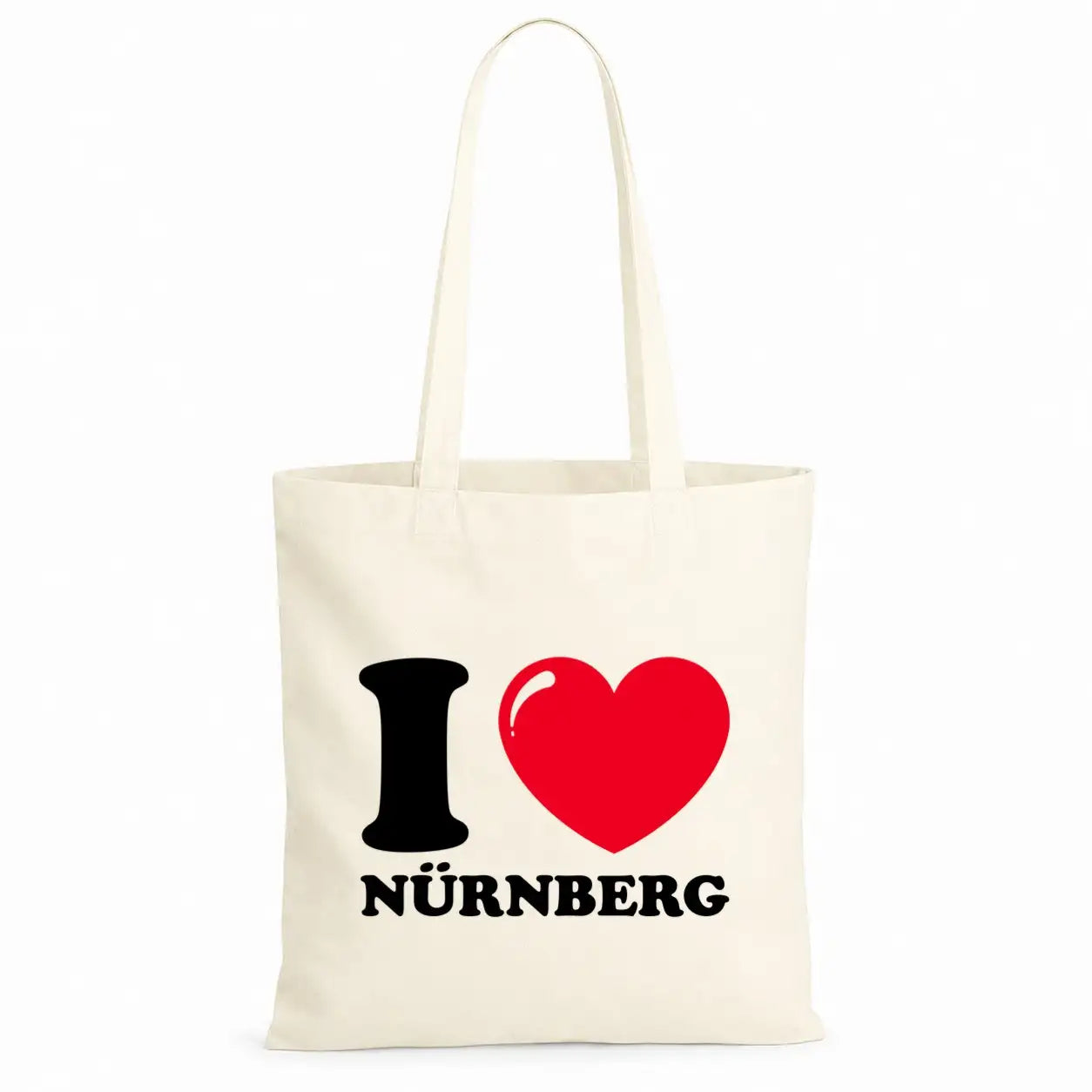 Baumwolltasche - I ❤ Nürnberg