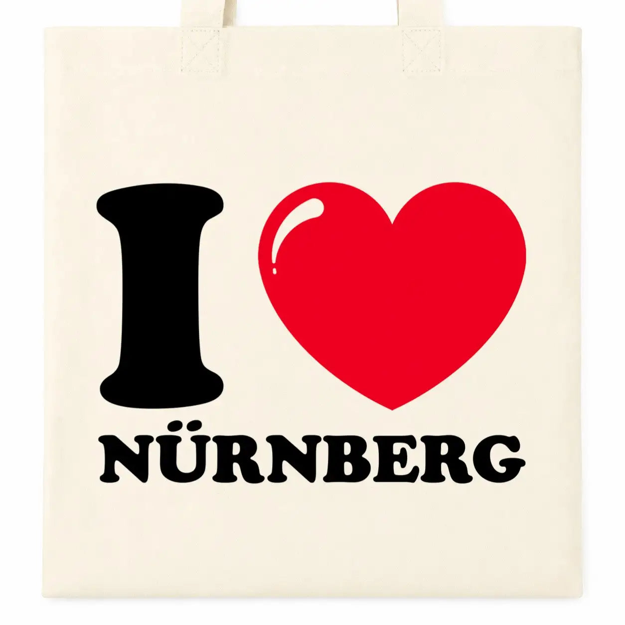 Baumwolltasche - I ❤ Nürnberg