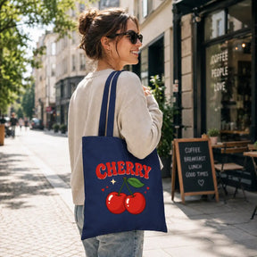 Baumwolltasche - Cherry Kirschen Motiv
