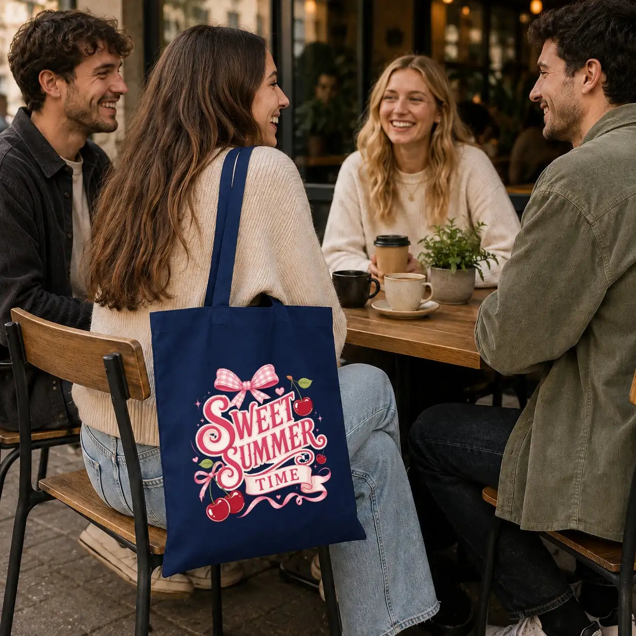 Baumwolltasche - Sweet Summer Time