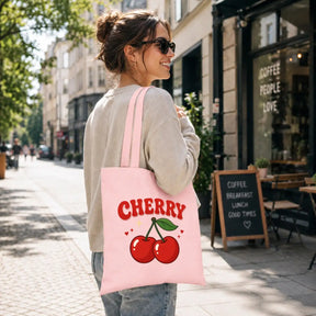 Baumwolltasche - Cherry Kirschen Motiv