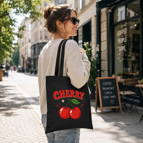 Baumwolltasche - Cherry Kirschen Motiv