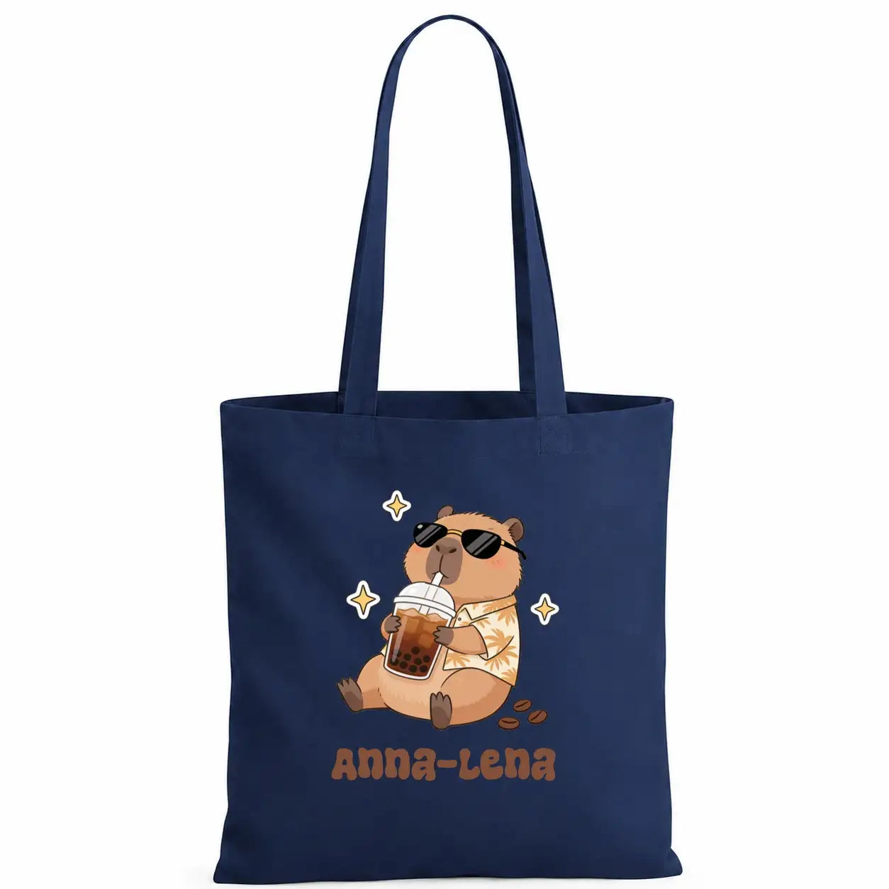 Baumwolltasche - Anna-Lena Capybara Motiv