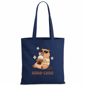 Baumwolltasche - Anna-Lena Capybara Motiv