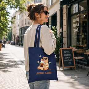 Baumwolltasche - Anna-Lena Capybara Motiv