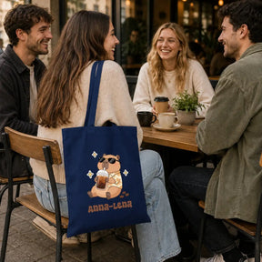Baumwolltasche - Anna-Lena Capybara Motiv