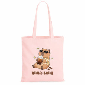 Baumwolltasche - Anna-Lena Capybara Motiv
