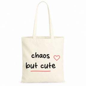 Baumwolltasche - Chaotischer Alltag - Motiv nach Wahl