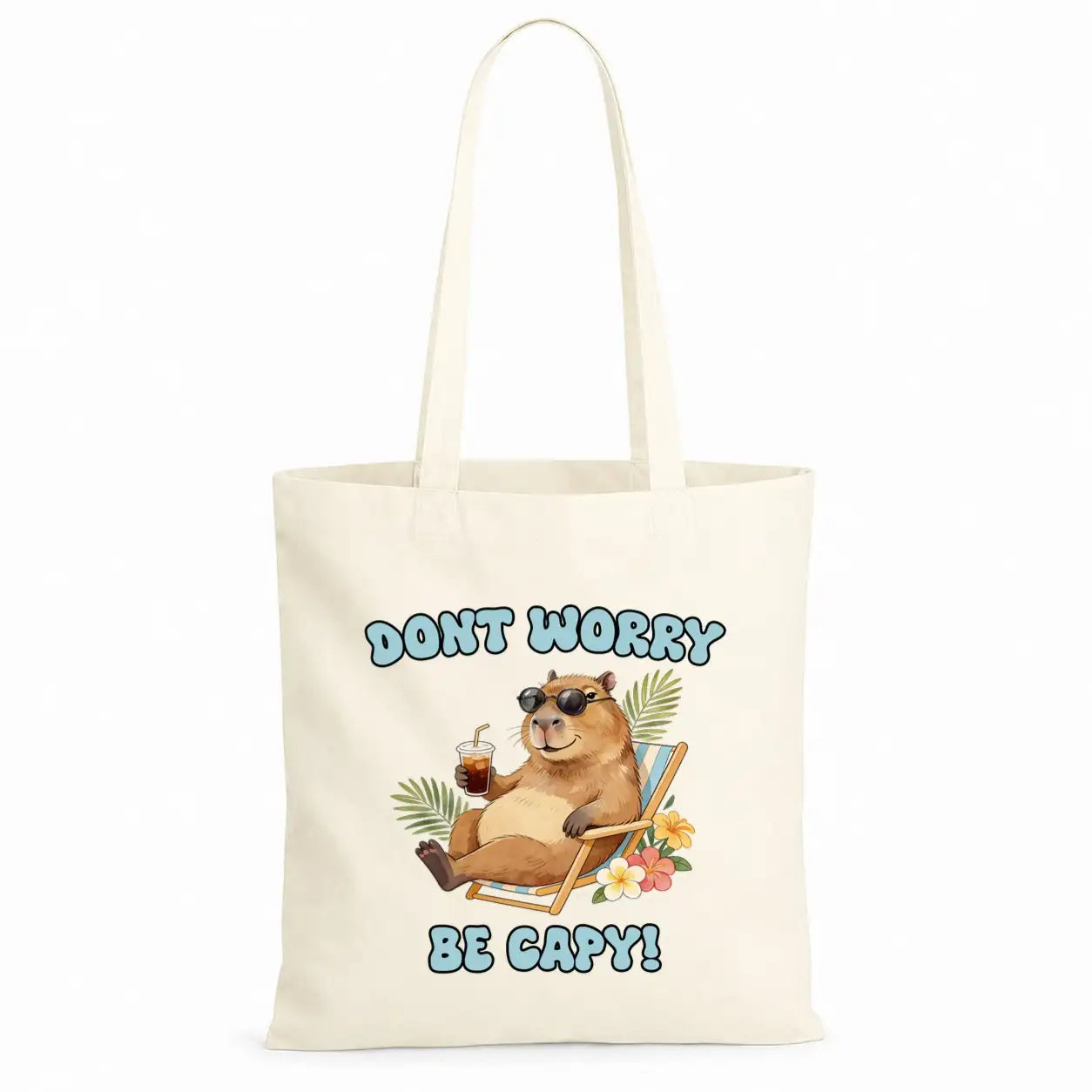Baumwolltasche - Dont worry be capy!