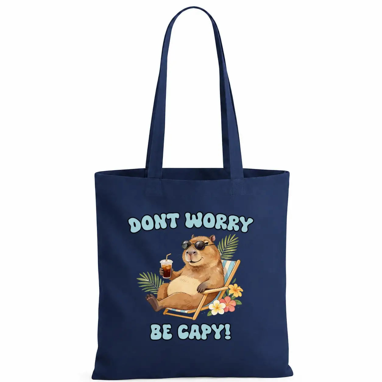 Baumwolltasche - Dont worry be capy!