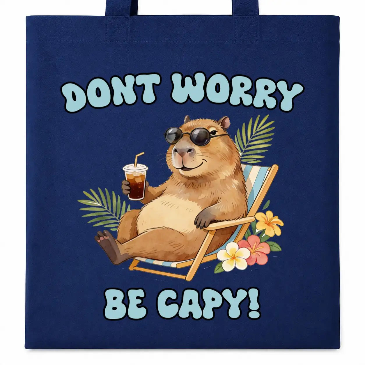 Baumwolltasche - Dont worry be capy!