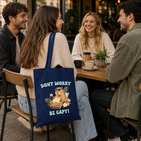 Baumwolltasche - Dont worry be capy!