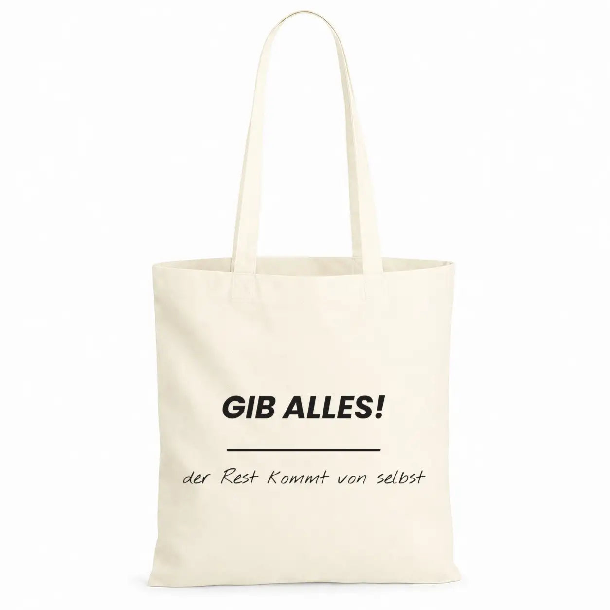 Baumwolltasche - Chaotischer Alltag - Motiv nach Wahl