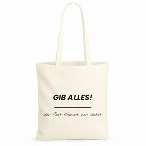 Baumwolltasche - Chaotischer Alltag - Motiv nach Wahl
