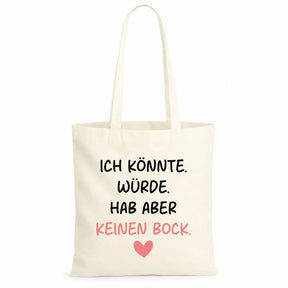 Baumwolltasche - Chaotischer Alltag - Motiv nach Wahl